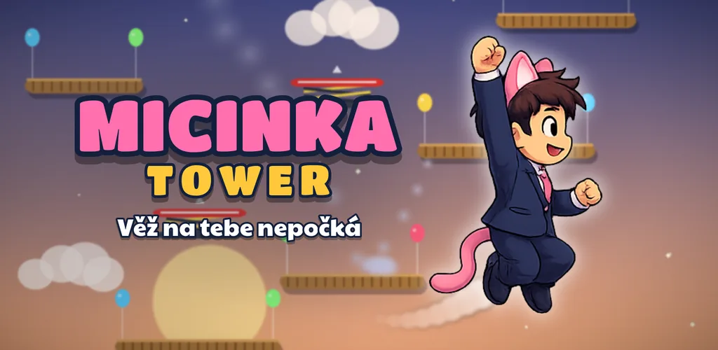 Micinka Tower: Micinka springt zwischen Plattformen